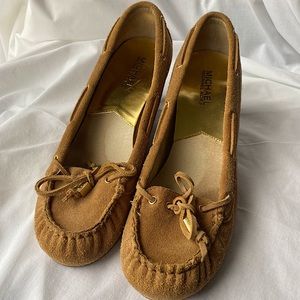 Michael Kors Tan “moccasins” Wedges